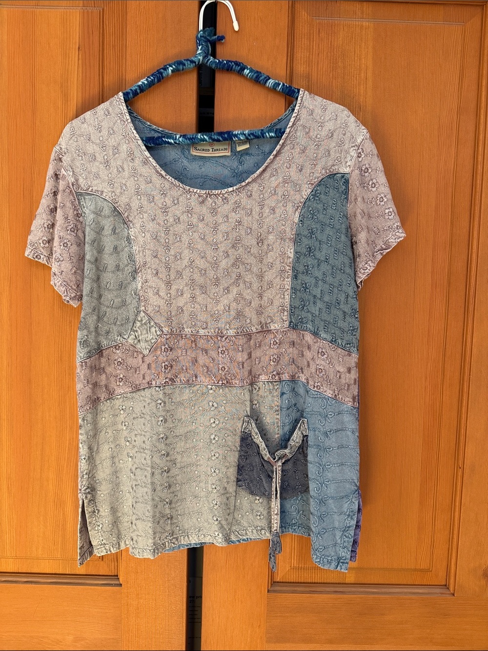 Sacred Thread embroidered shirt and pant set